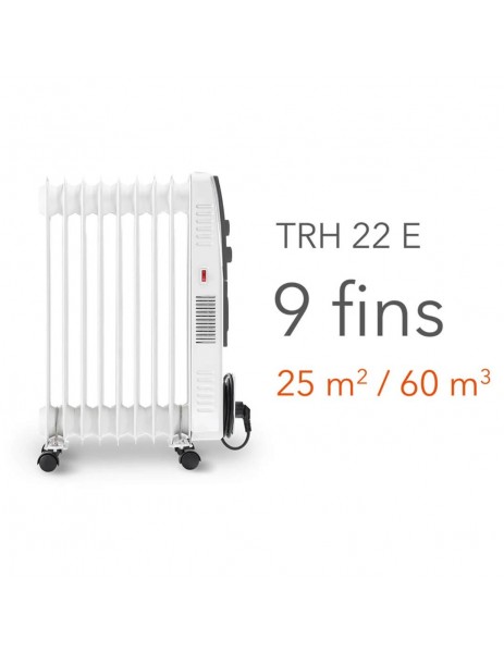 Trotec TRH 22 E Yağlı Radyatör 2400 W 9 Dilim Fanlı Trotec TRH 22 E Yağlı Radyatör 2400 W 9 Dilim Fanlı