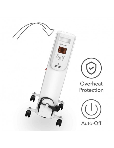 Trotec TRH 26 E Yağlı Radyatör 2500 W 11 Dilim Kumandalı Trotec TRH 26 E Yağlı Radyatör 2500 W 11 Dilim Kumandalı