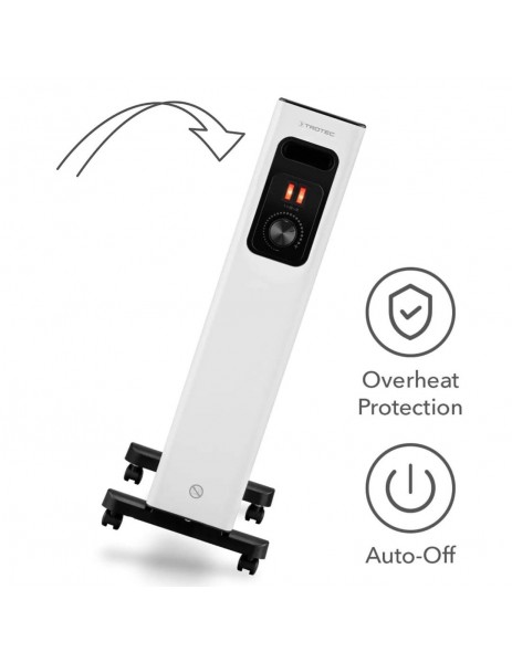 Trotec TRH 27 E Yağlı Radyatör 2500 W 11 Dilim Trotec TRH 27 E Yağlı Radyatör 2500 W 11 Dilim