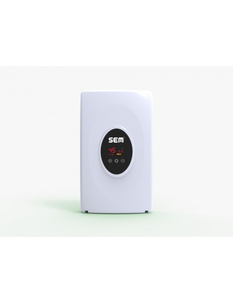 Sem Tulpar SW-1209 D (9 KW) MONOFAZE şofben ,Merkezi Sistem ve Güneş Su Isıtma Sistemine uyumlu monofaze dijital Şofben