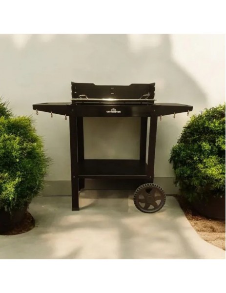 WETTERSTEIN Tekerlekli Mangal/Barbekü METAL Sehpalı/Raflı S MODEL WETTERSTEIN Tekerlekli Mangal/Barbekü METAL Sehpalı/Raflı S MODEL