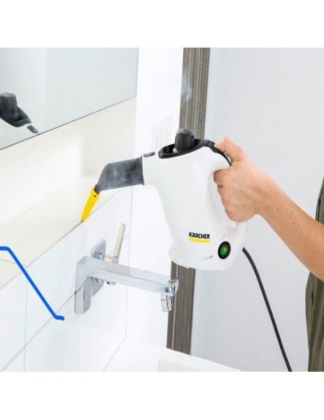 KarcherSC 1 EasyFix Buharlı Temizlik Makinesi + Cam Temizleme Aparatı Ilave Nozül + Ilave Tek Kullanımlık Bez KarcherSC 1 EasyFix Buharlı Temizlik Makinesi + Cam Temizleme Aparatı Ilave Nozül + Ilave Tek Kullanımlık Bez